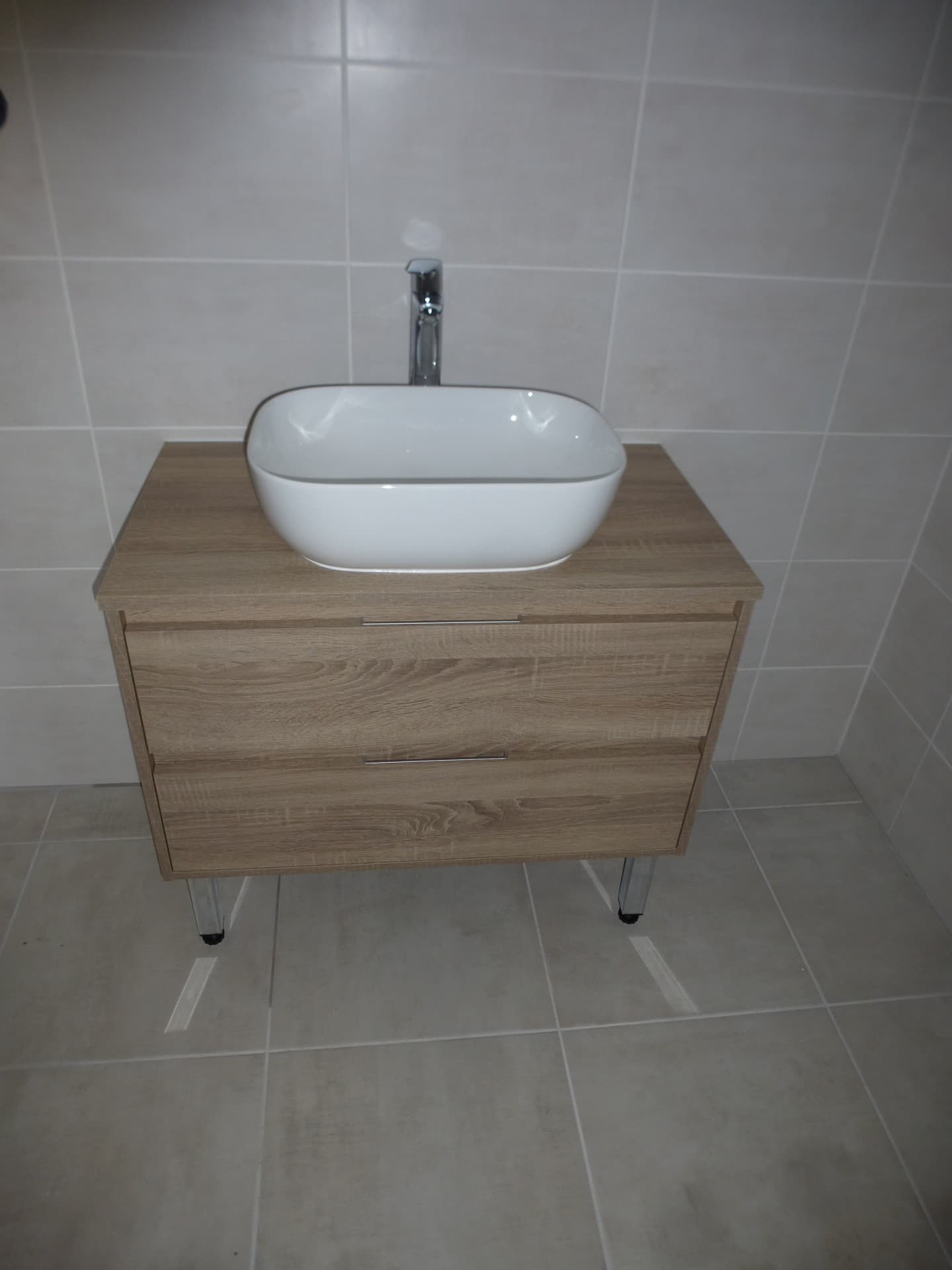 Meuble vasque installé par Ça Coule de Source